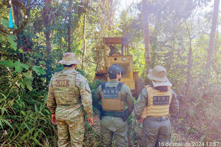 Fiscalizações ambientais resultam na apreensão de maquinários e aplicações de multas no norte do estado