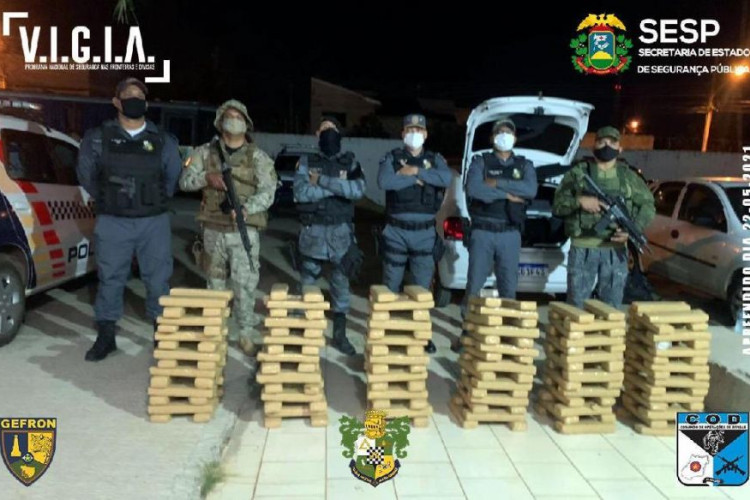 Forças de segurança apreendem quase 200 quilos de drogas em Mato Grosso