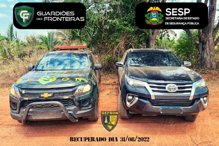 Fronteira Forte: Condutor tenta fugir, mas é preso e confessa que ganharia R$ 2.500,00 para levar Hilux para Bolívia