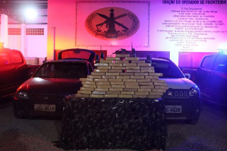 Gefron apreende droga avaliada em mais de R$ 1 milhão em Pontes e Lacerda; suspeito morreu em confronto