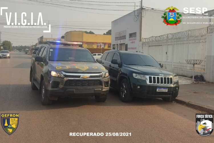 Gefron recupera Jeep Cherokee já chegando na Bolívia