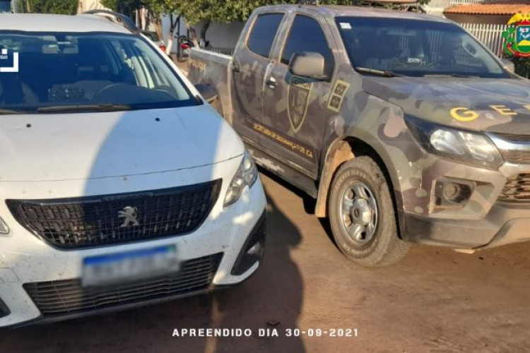 Gefron recupera veículo que havia sido furtado no interior de São Paulo