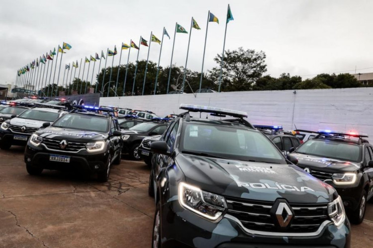 Governo de MT entrega 218 novas viaturas e garante mais eficiência às Forças de Segurança