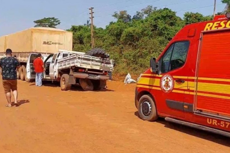 Idoso morre em acidente de caminhonete na Estrada do Matão