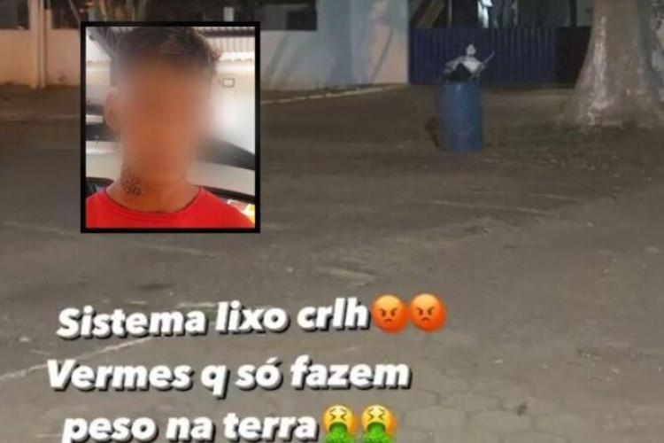 Jovem pede perdão após chamar PMs de vermes e peso na terra em Pontes e Lacerda