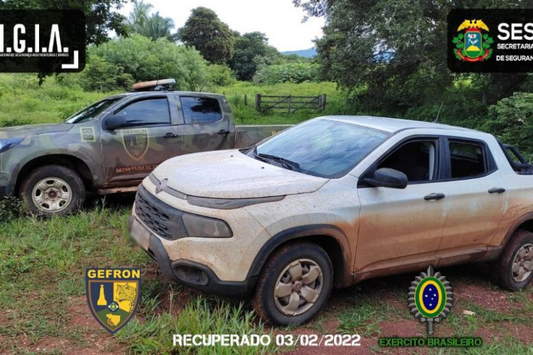 Mais um veículo roubado é recuperado na fronteira durante operação