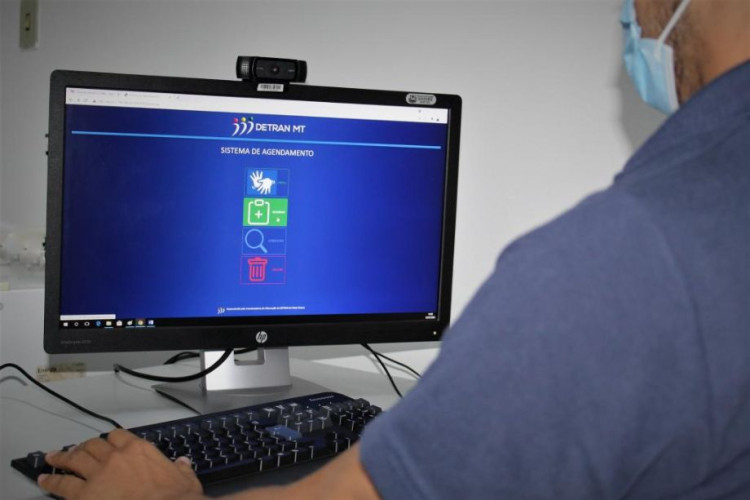 Novo sistema do Detran permite selecionar serviço e consultar agendamento