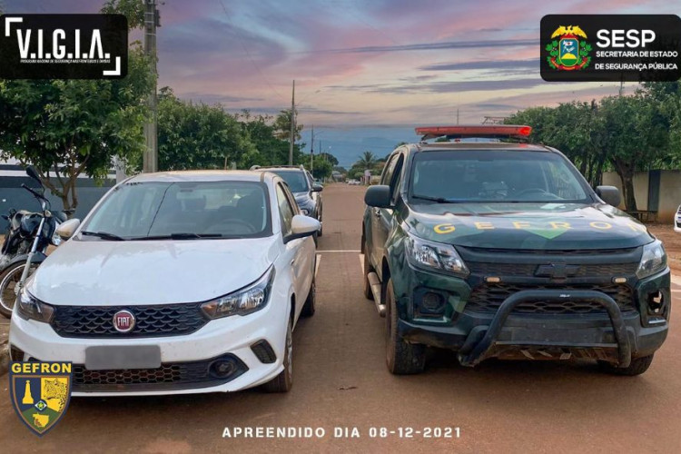 O trabalho na fronteira não para; mais um veiculo foi recuperado pelo Gefron