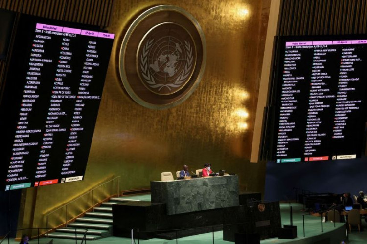 ONU suspende Rússia do Conselho de Direitos Humanos