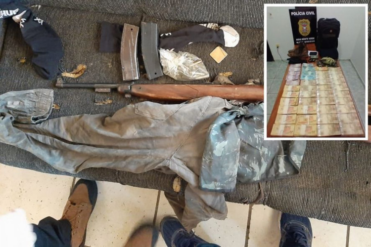 Polícia Civil de MT encontra R$ 35 mil com bandidos do Novo Cangaço