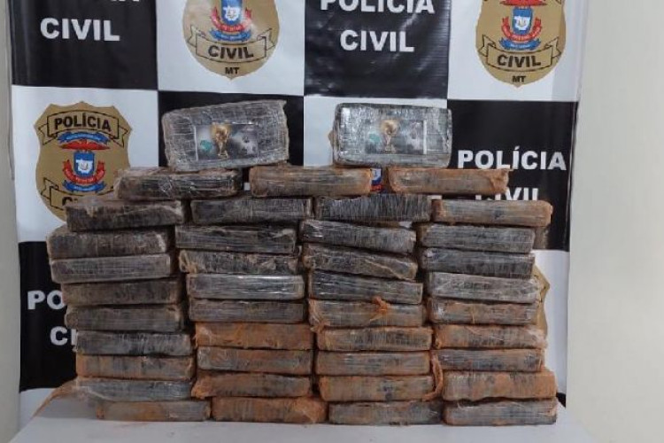 Polícia Civil prende cinco pessoas com 42 quilos de pasta base de cocaína em Pontes e Lacerda