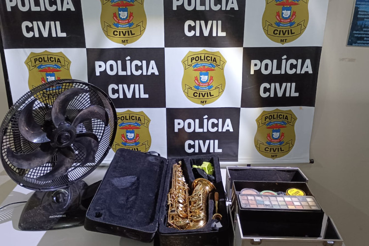 Polícia Civil recupera saxofone avaliado em R$ 8 mil que foi furtado em Cáceres