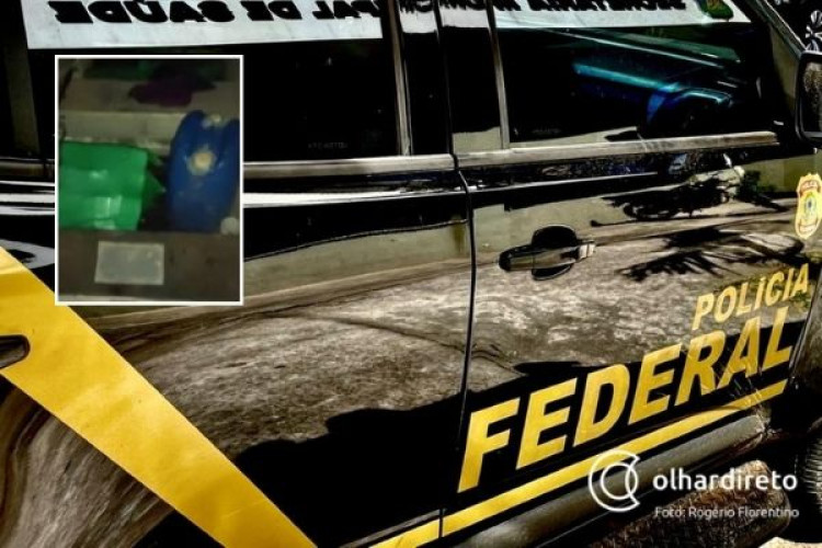 Quadrilha é presa transportando mais de 100 kg de maconha e cocaína em embarcação no Rio Guaporé em Vila Bela da Santíssima Trindade