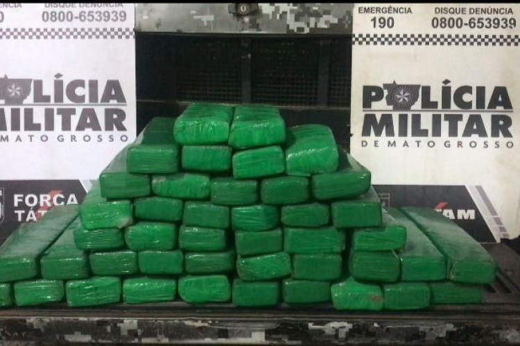 Rotam intercepta jovem com 43 tabletes de maconha em Mato Grosso